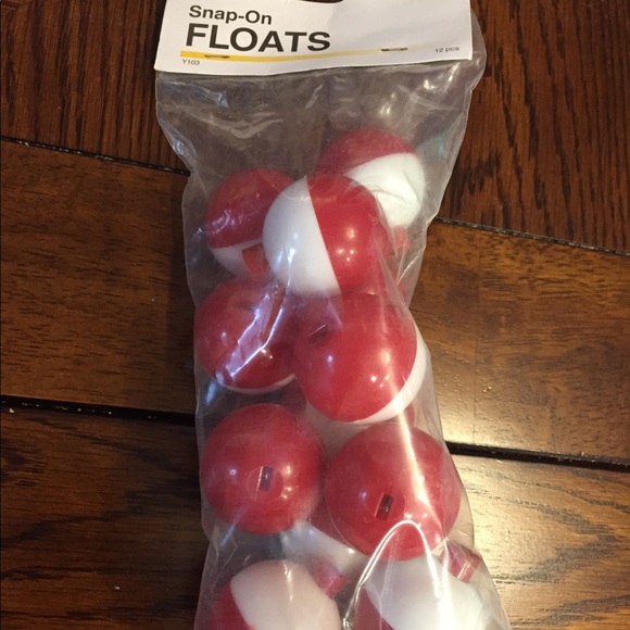 Angler tackle - snap on floats - package of 12 - Picture 1 of 3